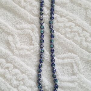Vintage Chinese Cloisonne Beaded Necklace